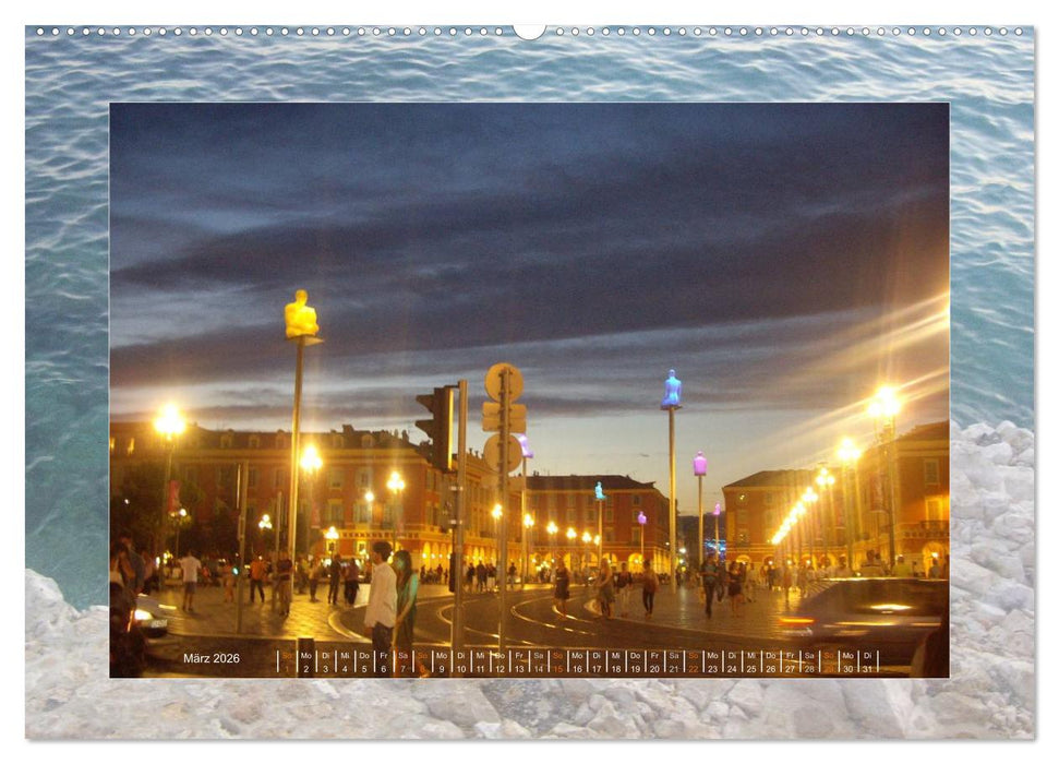 Nizza, Côte d'Azur (CALVENDO Premium Wandkalender 2026)