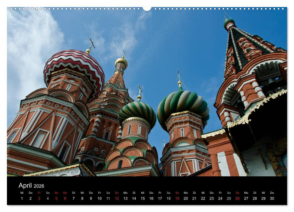 Moskau - Moscow (CALVENDO Premium Wandkalender 2026)