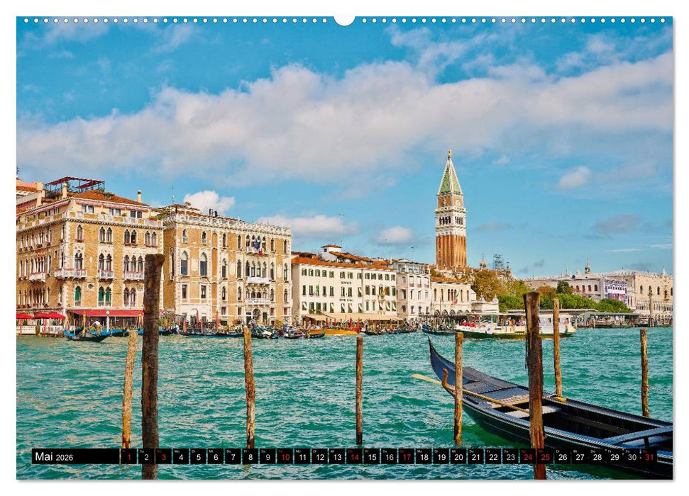 Besuch in Venedig (CALVENDO Premium Wandkalender 2026)