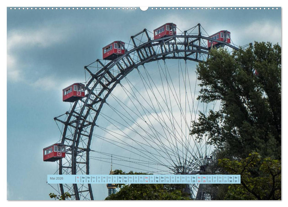 Wien für Liebhaber und Interessierte (CALVENDO Premium Wandkalender 2026)