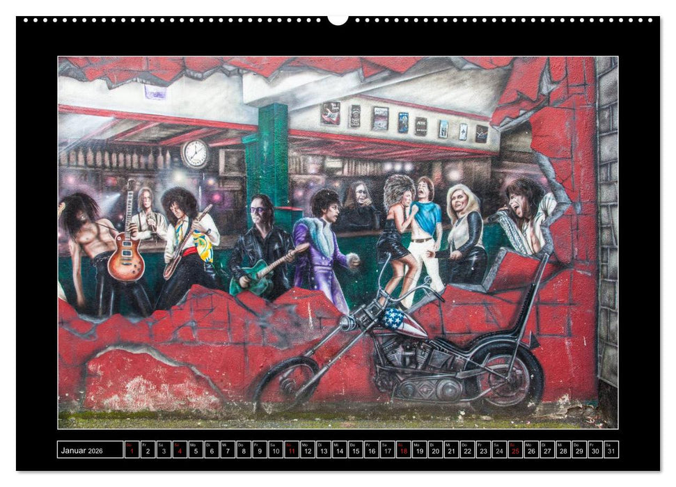 IRLAND - Die schönsten Fassadenmalereien (CALVENDO Premium Wandkalender 2026)