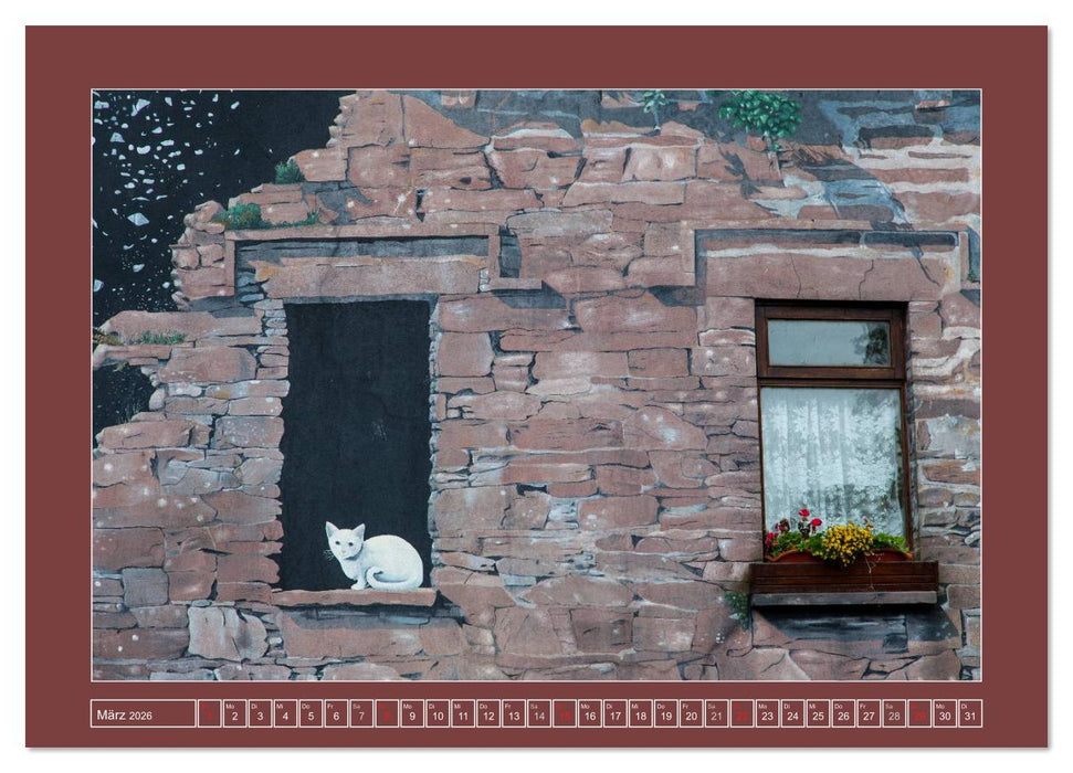 IRLAND - Die schönsten Fassadenmalereien (CALVENDO Premium Wandkalender 2026)