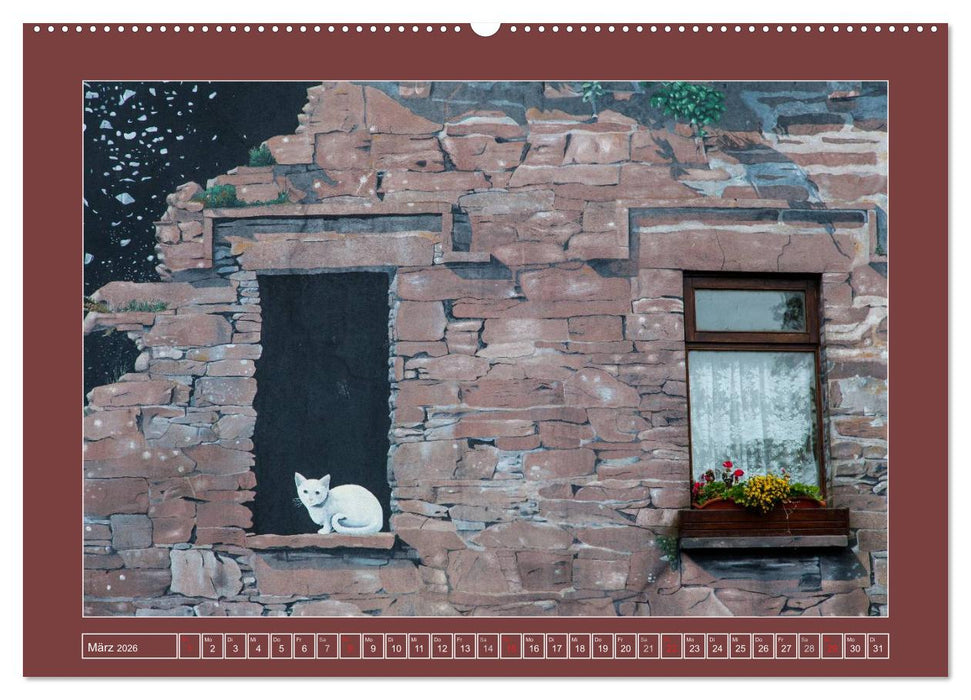 IRLAND - Die schönsten Fassadenmalereien (CALVENDO Premium Wandkalender 2026)