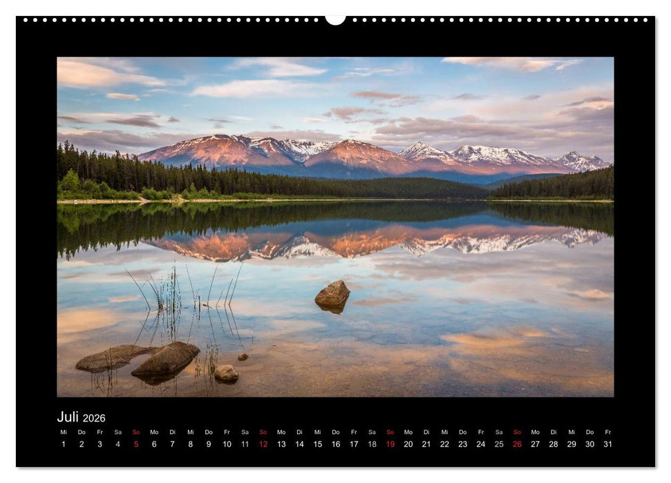 KANADA - Rocky Mountains (CALVENDO Premium Wandkalender 2026)