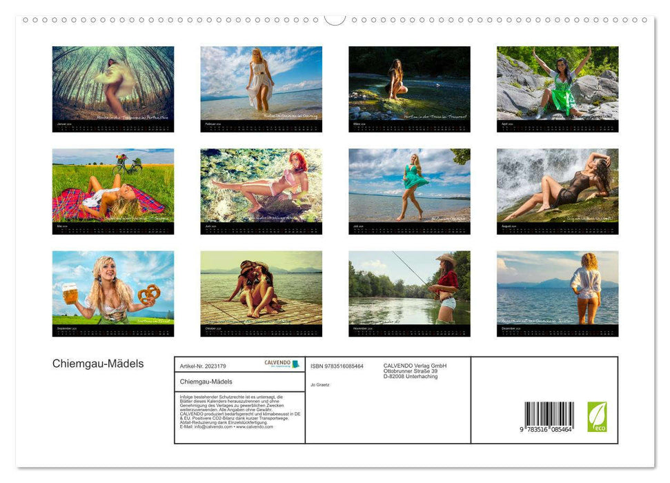Chiemgau-Mädels (CALVENDO Premium Wandkalender 2026)