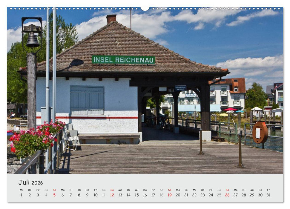 Insel Reichenau - Klosterinsel im Bodensee (CALVENDO Premium Wandkalender 2026)