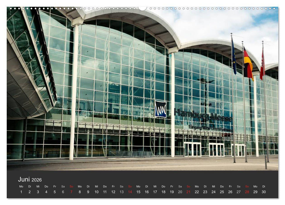 Hamburger Stadtansichten (CALVENDO Premium Wandkalender 2026)