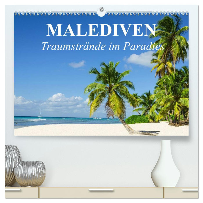 Malediven - Traumstrände im Paradies (CALVENDO Premium Wandkalender 2026)