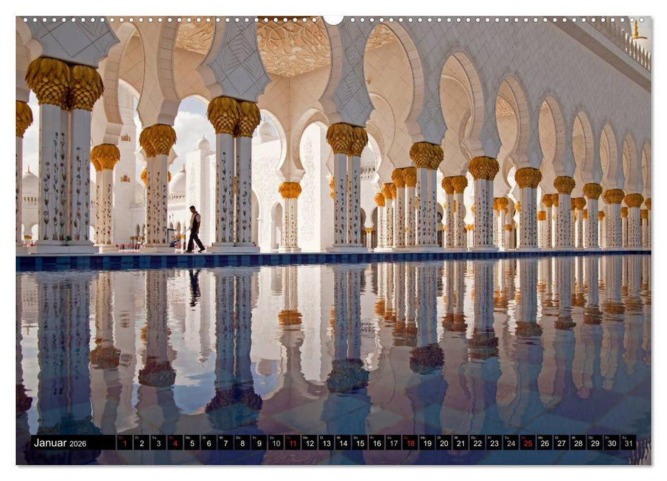 Emirat Abu Dhabi (CALVENDO Premium Wandkalender 2026)