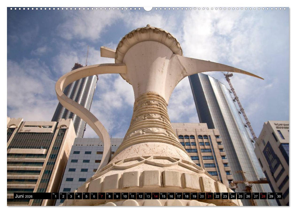 Emirat Abu Dhabi (CALVENDO Premium Wandkalender 2026)