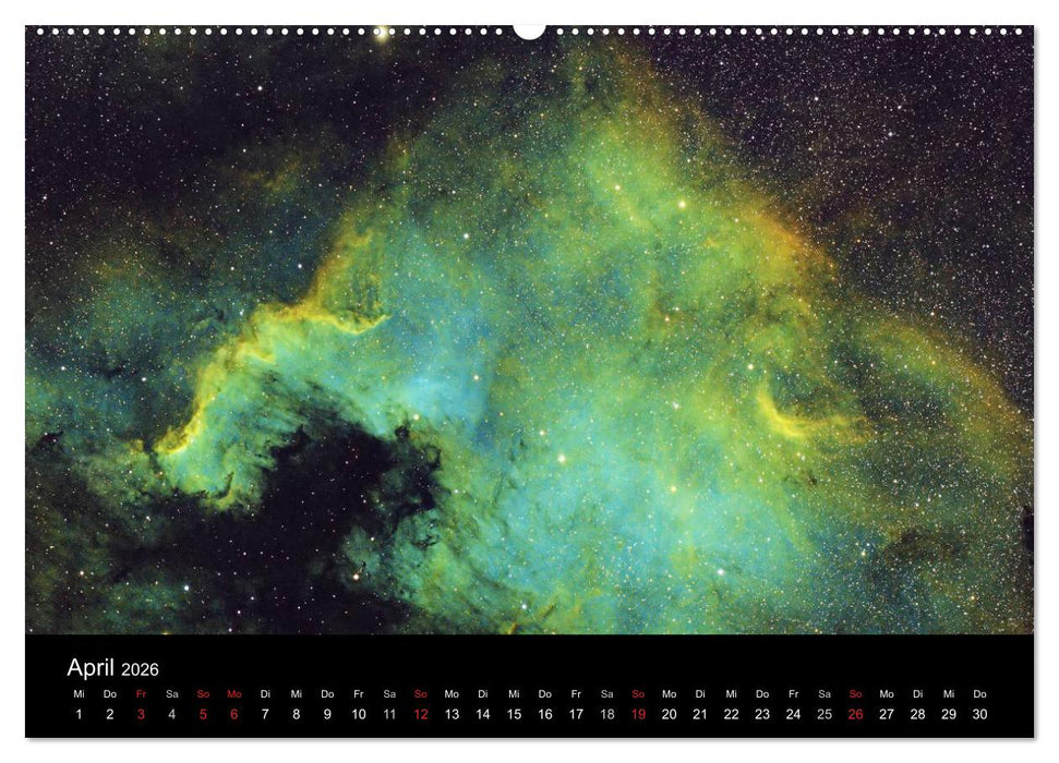 Atemberaubender Weltraum (CALVENDO Premium Wandkalender 2026)