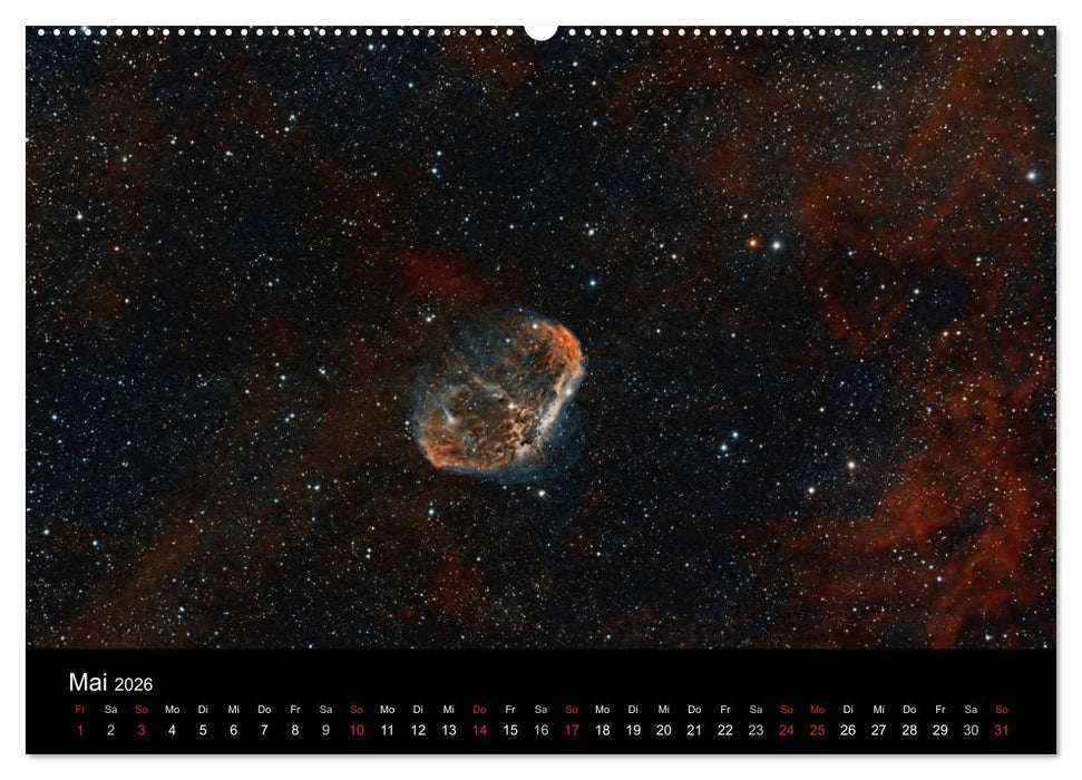 Atemberaubender Weltraum (CALVENDO Premium Wandkalender 2026)