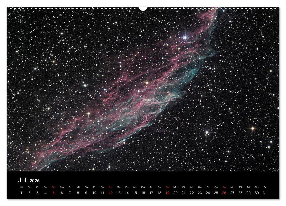 Atemberaubender Weltraum (CALVENDO Premium Wandkalender 2026)