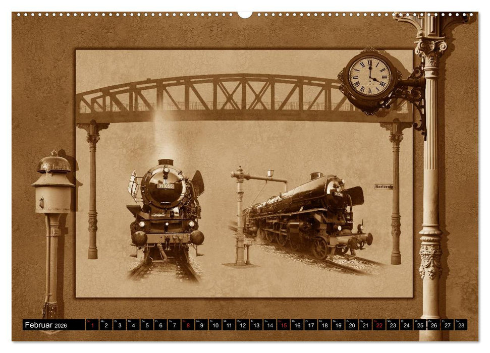 Nostalgie in Sepia (CALVENDO Premium Wandkalender 2026)