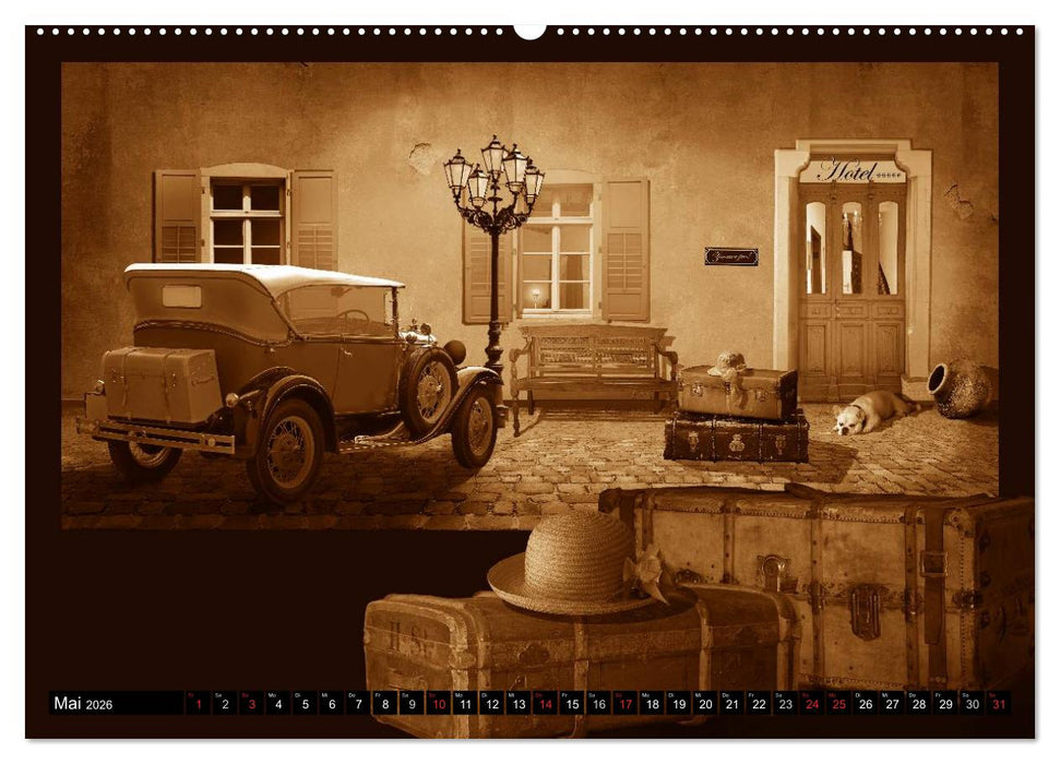 Nostalgie in Sepia (CALVENDO Premium Wandkalender 2026)