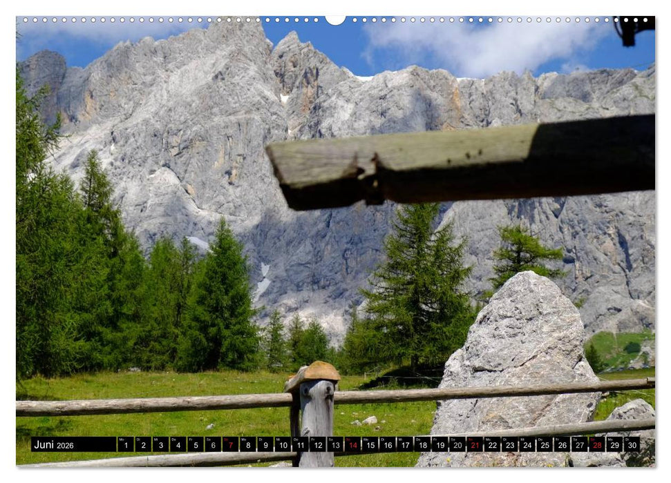 Sommer am Dachstein (CALVENDO Premium Wandkalender 2026)