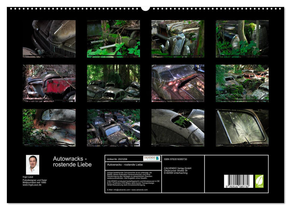 Autowracks - rostende Liebe (CALVENDO Premium Wandkalender 2026)