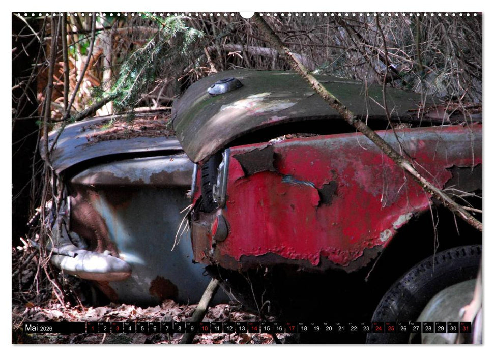 Autowracks - rostende Liebe (CALVENDO Premium Wandkalender 2026)