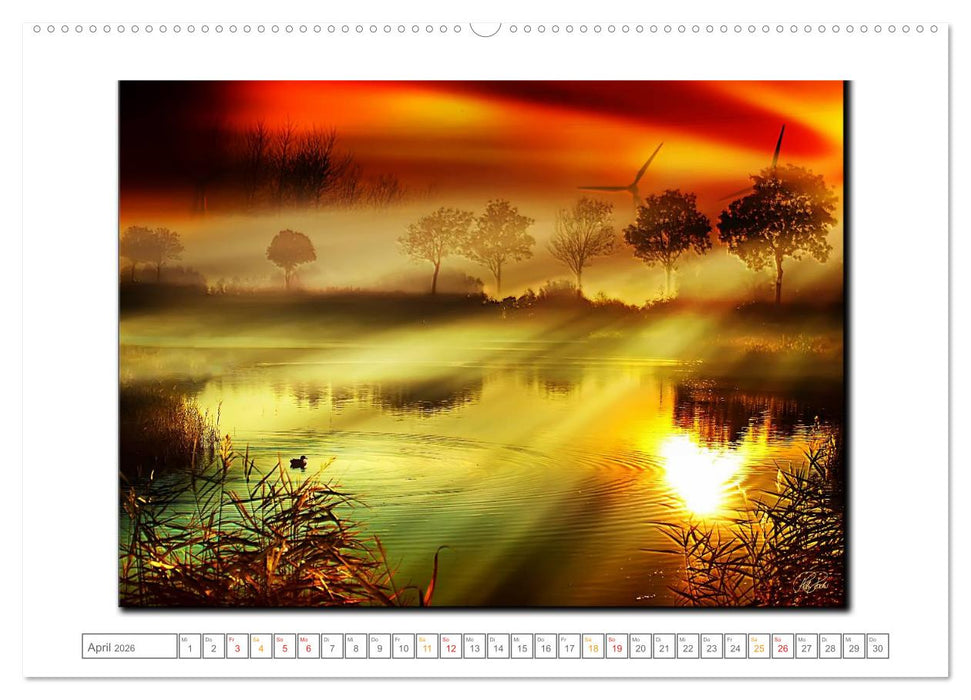 Zwischenzeiten - Zeiten zwischen Tag und Nacht (CALVENDO Premium Wandkalender 2026)