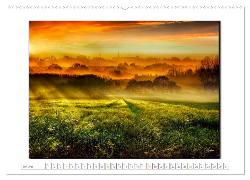 Zwischenzeiten - Zeiten zwischen Tag und Nacht (CALVENDO Premium Wandkalender 2026)