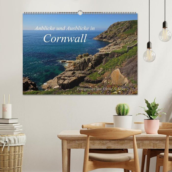 Anblicke und Ausblicke in Cornwall (CALVENDO Wandkalender 2026)
