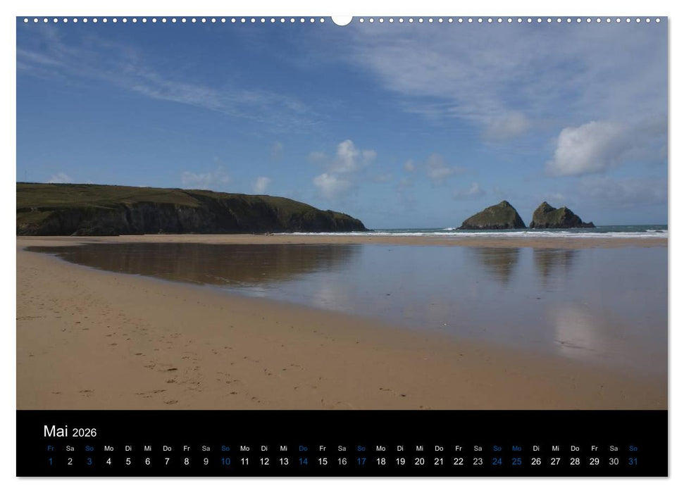 Anblicke und Ausblicke in Cornwall (CALVENDO Wandkalender 2026)