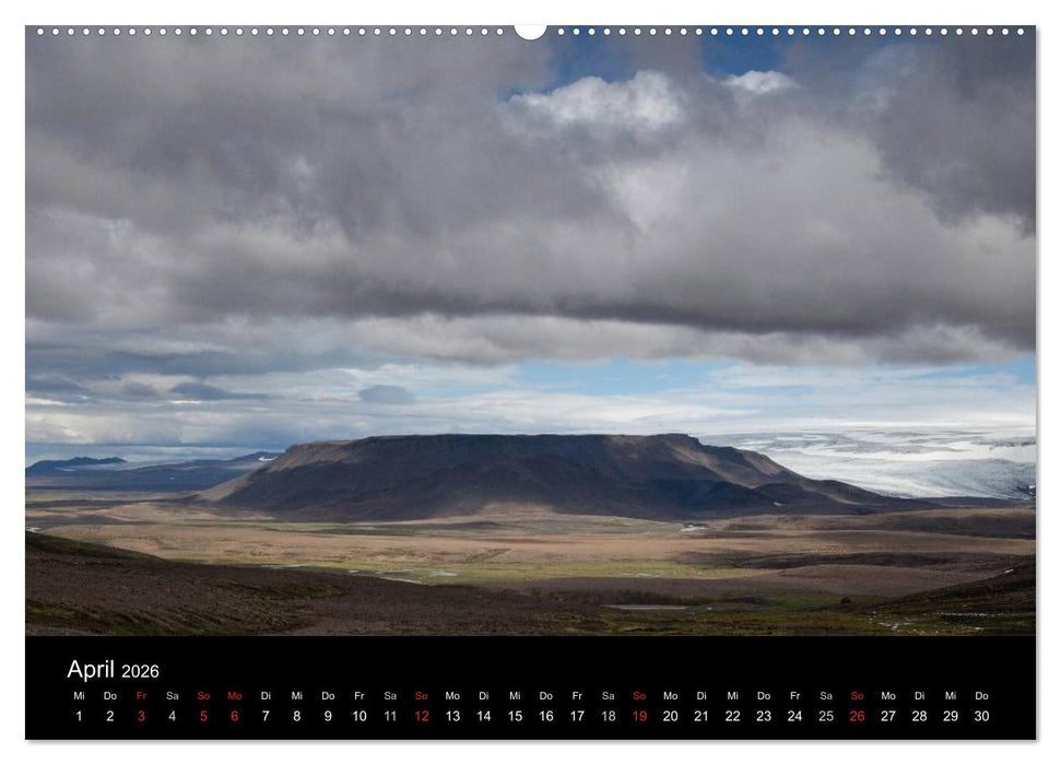Island - Iceland - Ísland (CALVENDO Wandkalender 2026)