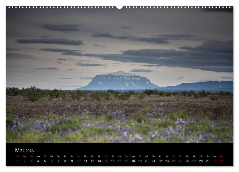 Island - Iceland - Ísland (CALVENDO Wandkalender 2026)