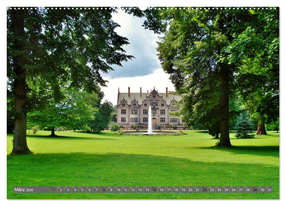 Burgromantik Burgen und Schlösser in Deutschland (CALVENDO Wandkalender 2026)