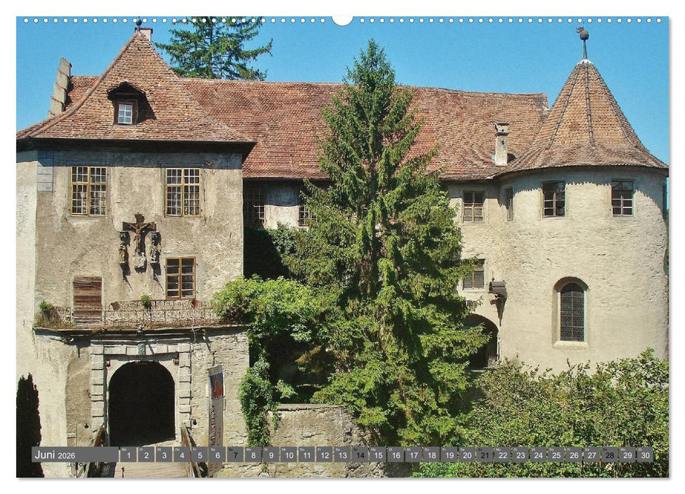 Burgromantik Burgen und Schlösser in Deutschland (CALVENDO Wandkalender 2026)