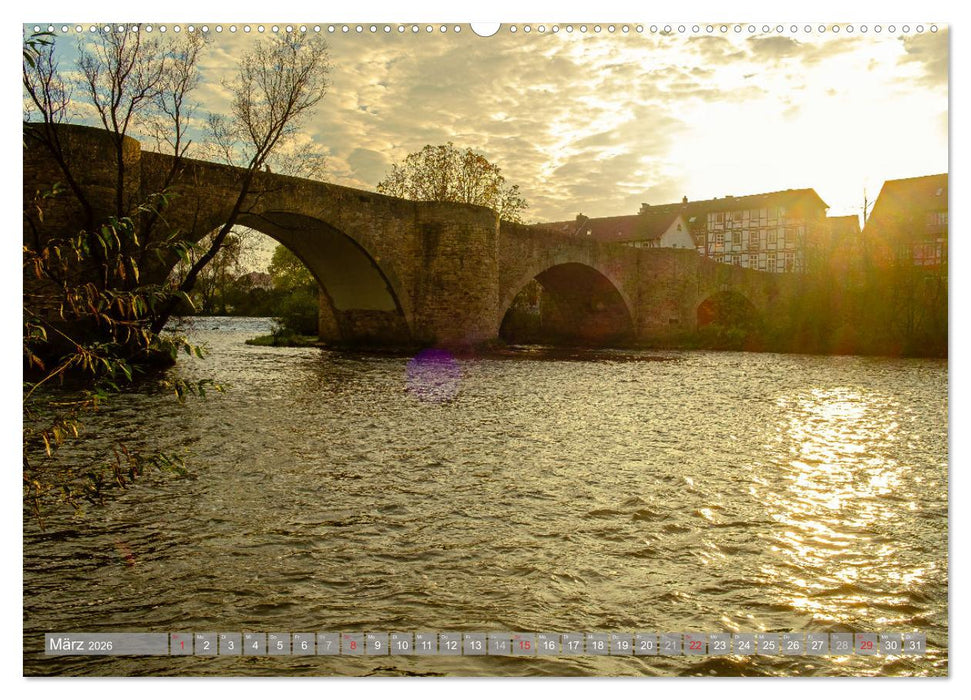 Ein Blick auf Melsungen (CALVENDO Wandkalender 2026)