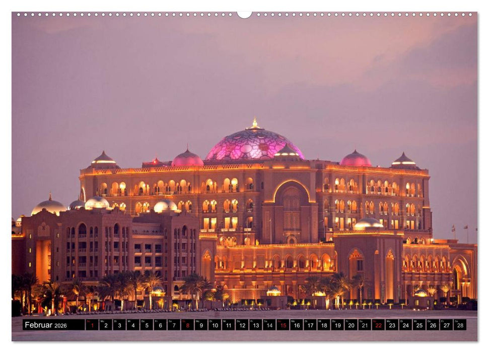 Emirat Abu Dhabi (CALVENDO Wandkalender 2026)