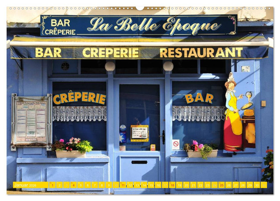 Frankreichs Westen – Normandie und Bretagne (CALVENDO Wandkalender 2026)