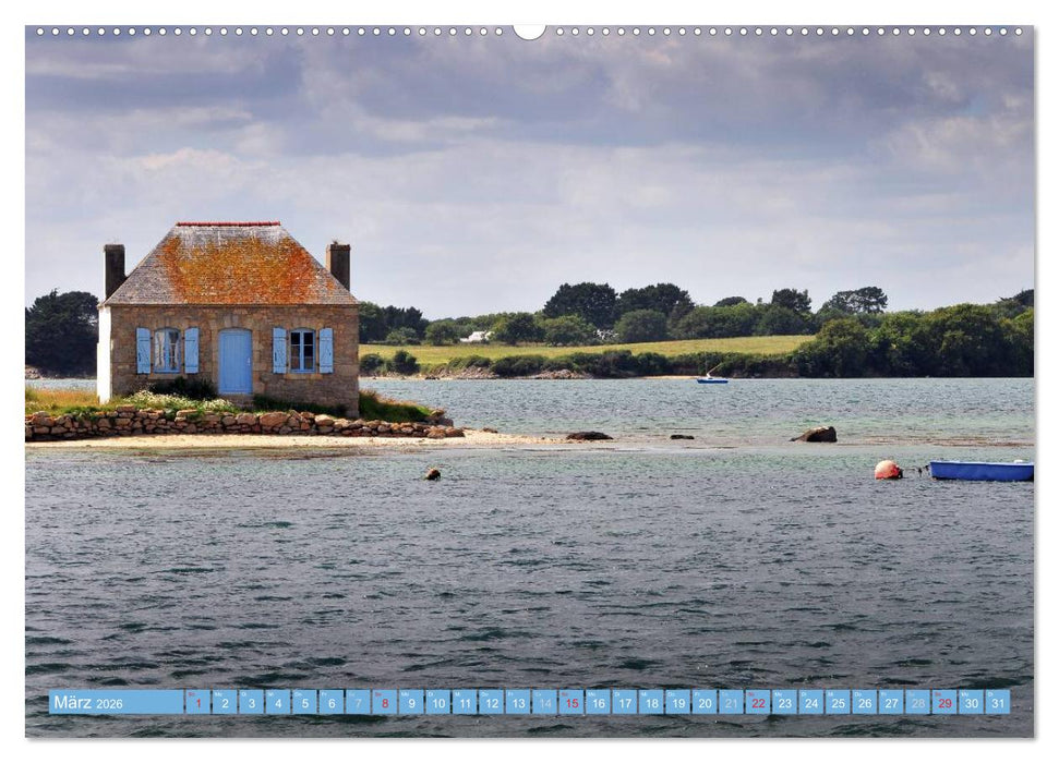 Frankreichs Westen – Normandie und Bretagne (CALVENDO Wandkalender 2026)