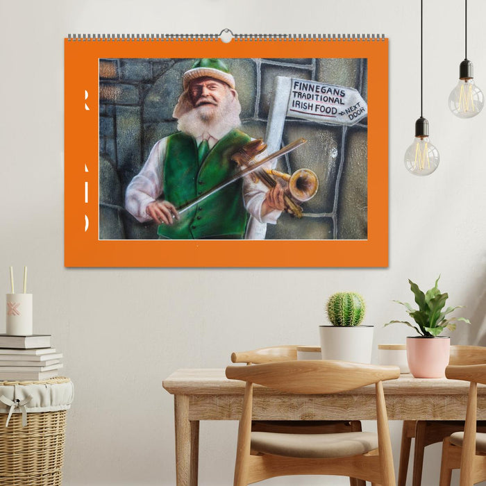 IRLAND - Die schönsten Fassadenmalereien (CALVENDO Wandkalender 2026)