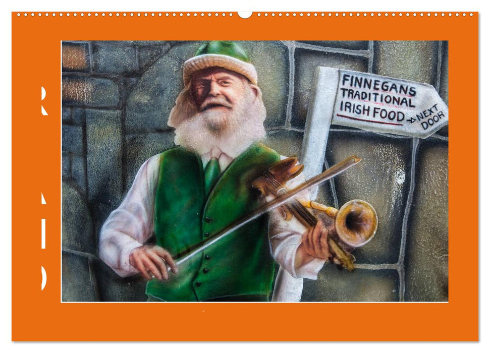 IRLAND - Die schönsten Fassadenmalereien (CALVENDO Wandkalender 2026)