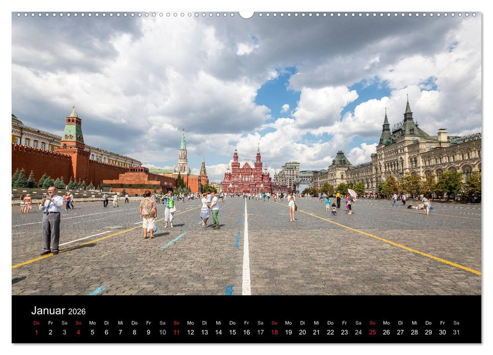 Moskau 2026 (CALVENDO Wandkalender 2026)