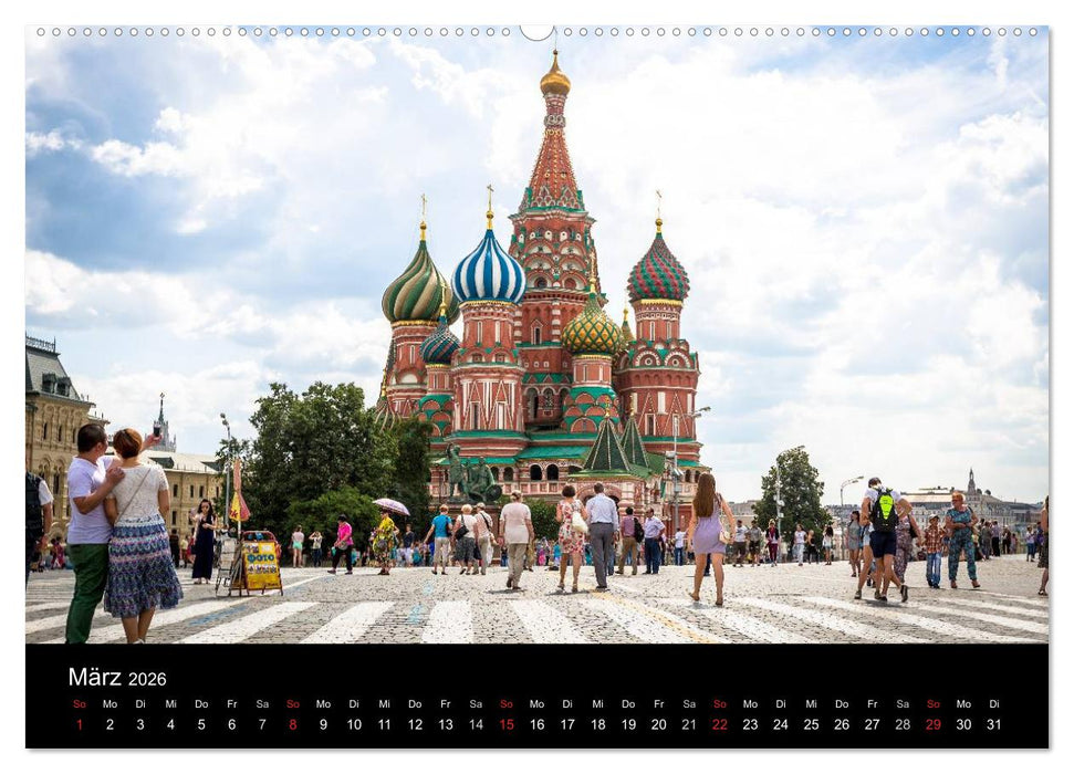 Moskau 2026 (CALVENDO Wandkalender 2026)