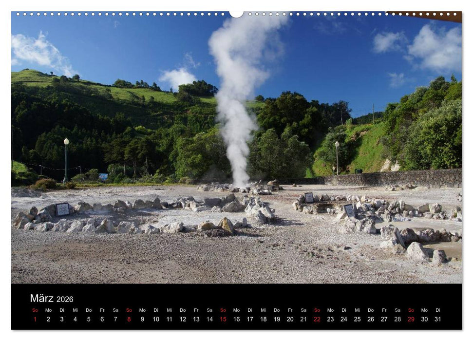 Azoren - bezaubernde Inselwelt. Eindrücke auf Sao Miguel (CALVENDO Premium Wandkalender 2026)