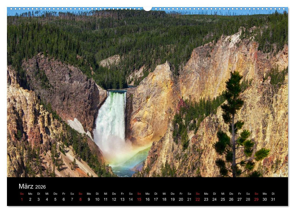 USA Landschaftskalender (CALVENDO Premium Wandkalender 2026)