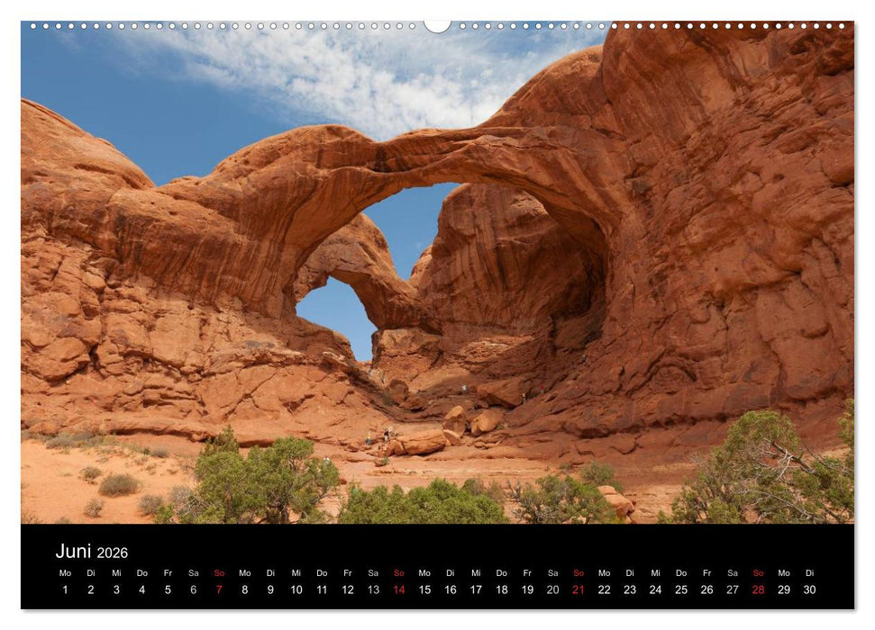 USA Landschaftskalender (CALVENDO Premium Wandkalender 2026)