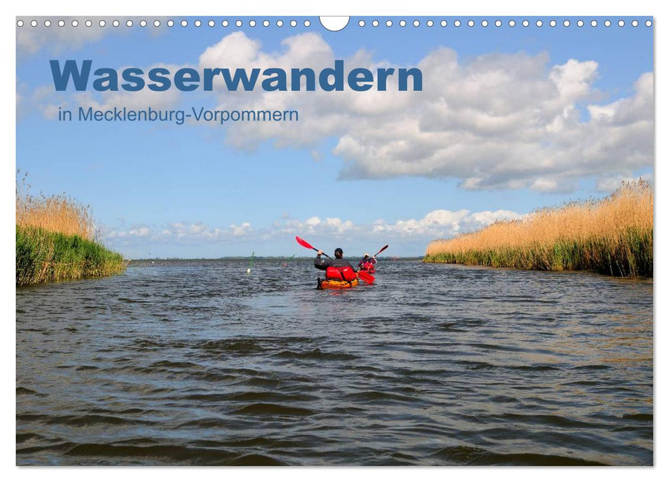 Wasserwandern in Mecklenburg-Vorpommern (CALVENDO Wandkalender 2026)