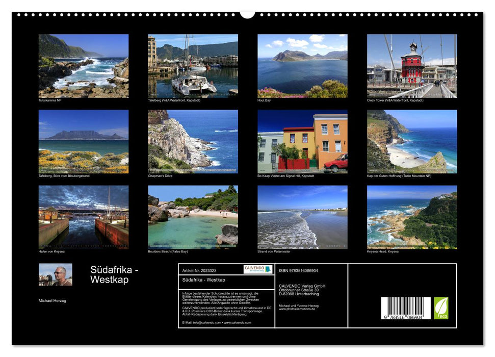 Südafrika - Westkap (CALVENDO Premium Wandkalender 2026)