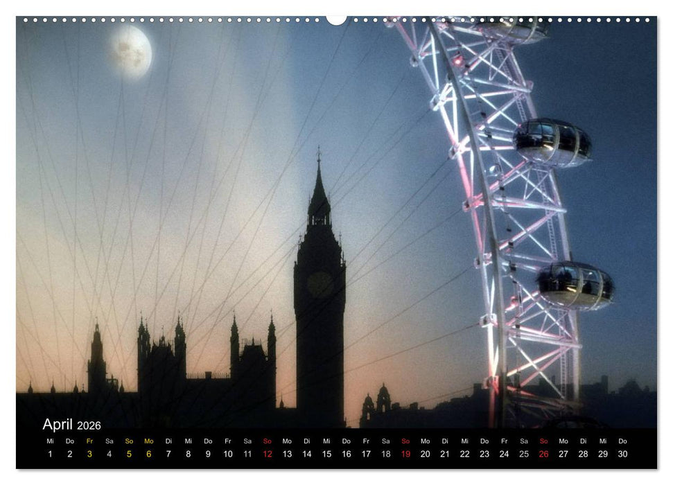 Mondnacht (CALVENDO Premium Wandkalender 2026)