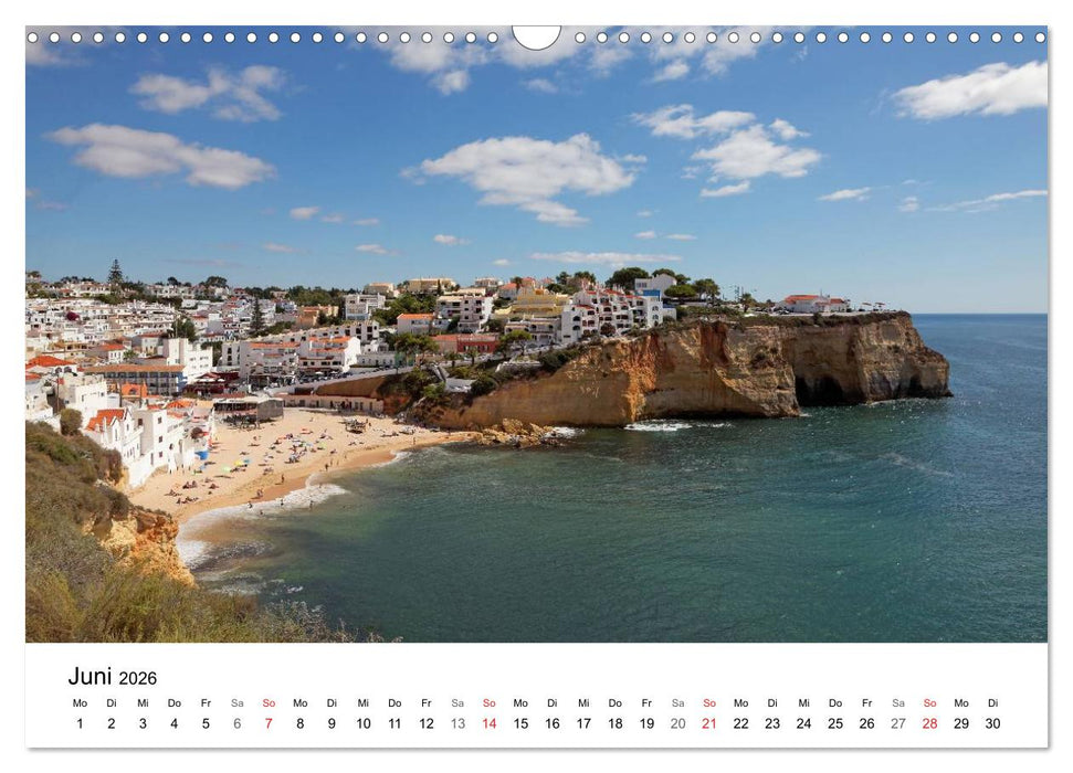 Algarve von Sagres bis Tavira (CALVENDO Wandkalender 2026)