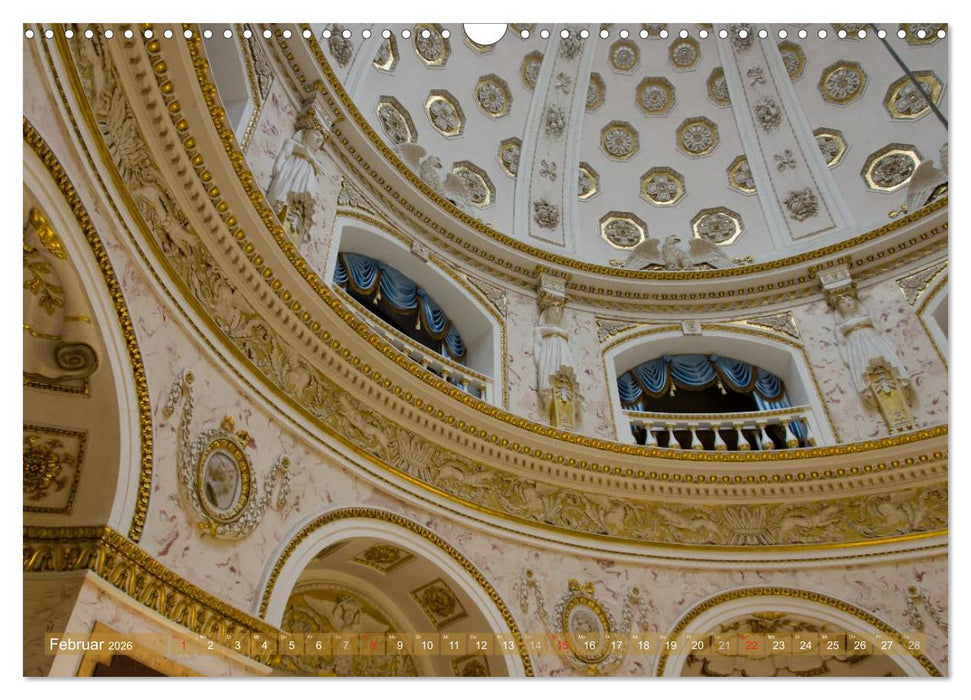 St. Petersburg - Alles Gold was glänzt (CALVENDO Wandkalender 2026)