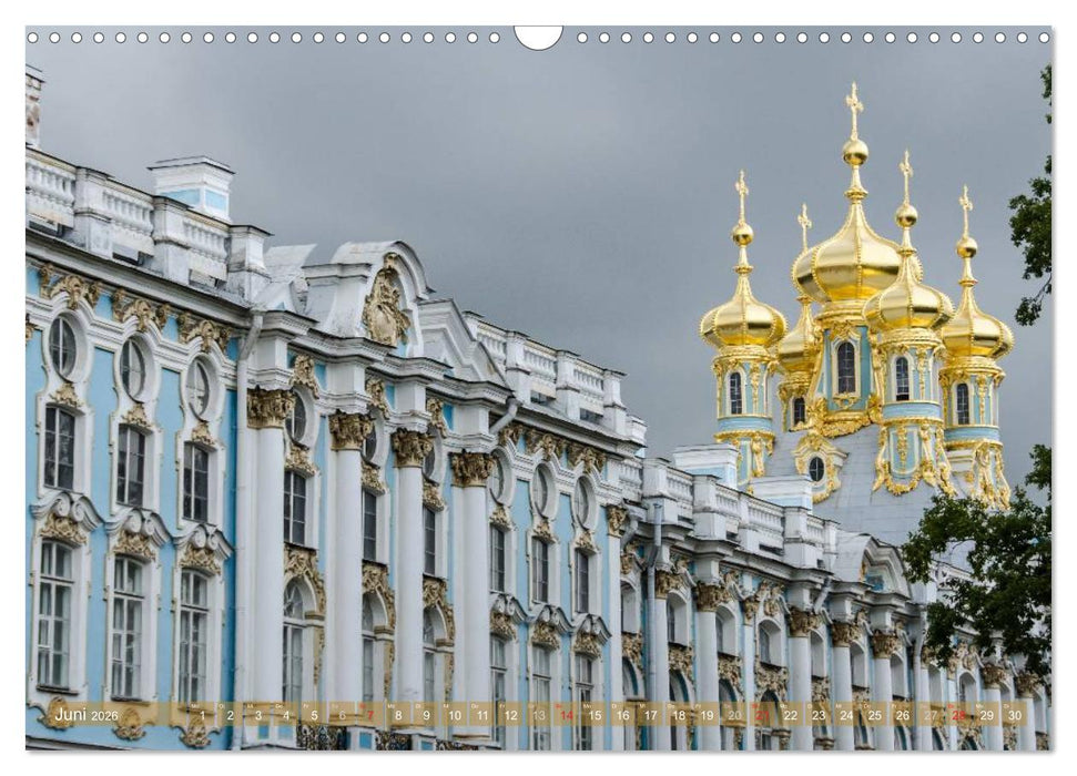 St. Petersburg - Alles Gold was glänzt (CALVENDO Wandkalender 2026)