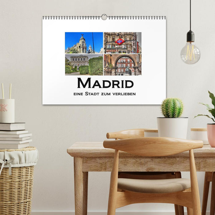 Madrid eine Stadt zum Verlieben (CALVENDO Wandkalender 2026)
