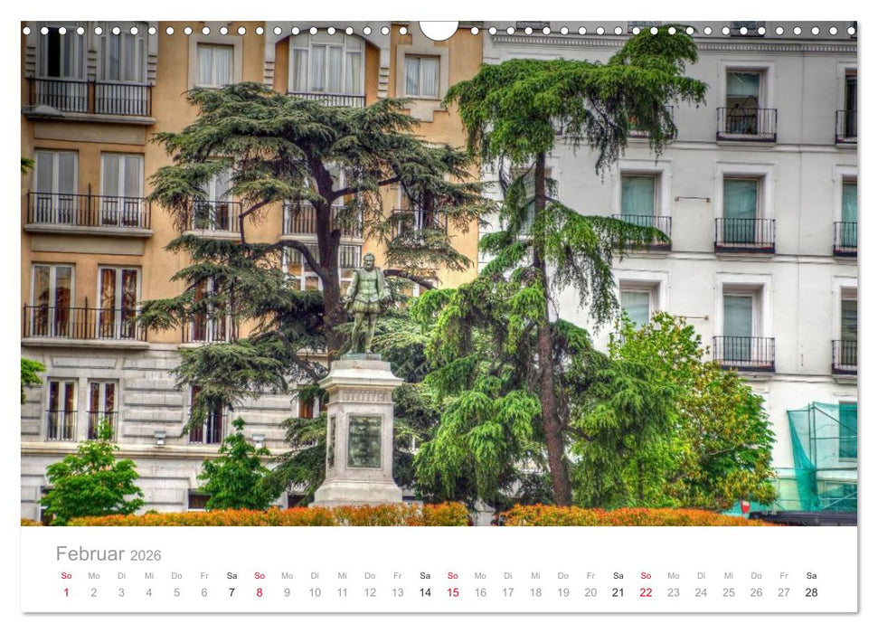 Madrid eine Stadt zum Verlieben (CALVENDO Wandkalender 2026)