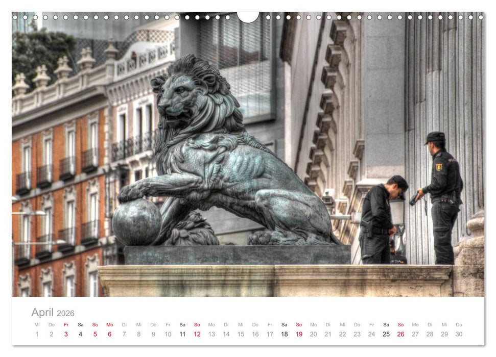 Madrid eine Stadt zum Verlieben (CALVENDO Wandkalender 2026)